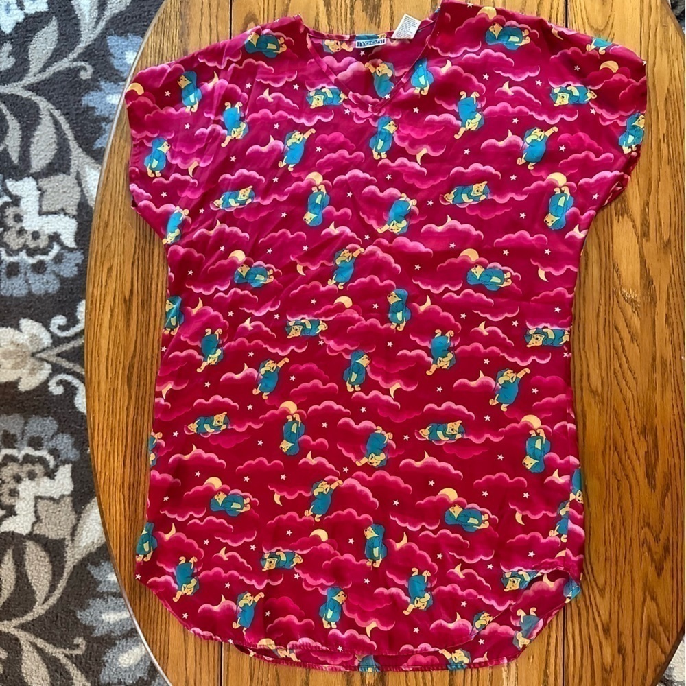 Winnie The Pooh Night Gown Shirt Size Small
